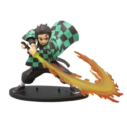 Demon Slayer Anime Figure – Tanjirou, Zenitsu & Kyoujurou PVC Action Model Toy for Kids Gift
