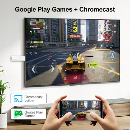 H96 MAX H313 Mini TV Stick Android 14 Smart TV Box Android14 2GB 16GB 8GB Wifi6 BT 4K HD Google Voice Media Player