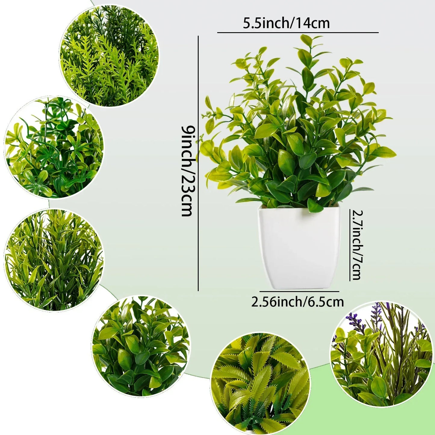 Mini Garden Charm Artificial Flora