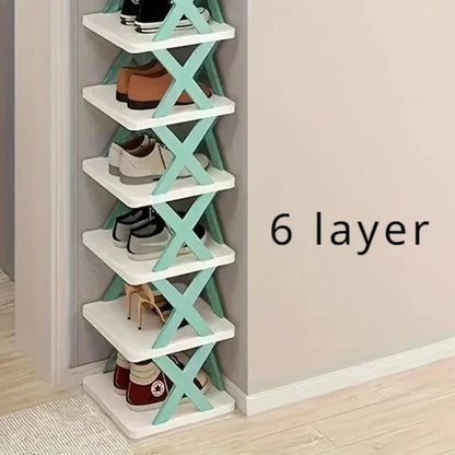 Shoe Storage Shelf Shoe Rack Organizer Organizers Racks Indoor Storage Furniture Bedroom Multi-Layer Detachable Storage Cabinet