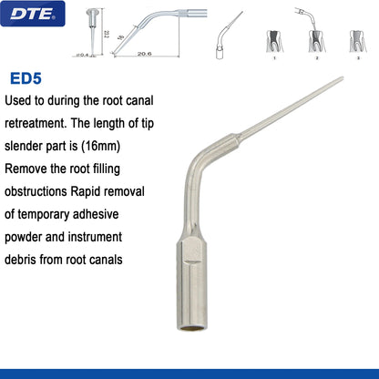 Woodpecker DTE Dental Ultrasonic Scaler Tips Scaling Endo Tip Dentistry Instruments Medical Accessories Fit EMS Satelec  NSK