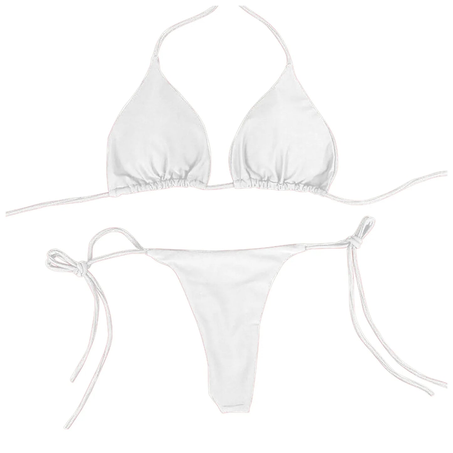 Beach Bliss Tie Bikini - Halter Neck Tie Bikini