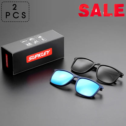 Men’s Polarized Sports Sunglasses, Lightweight Square UV400