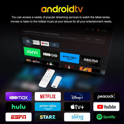 H96 MAX H313 Mini TV Stick Android 14 Smart TV Box Android14 2GB 16GB 8GB Wifi6 BT 4K HD Google Voice Media Player