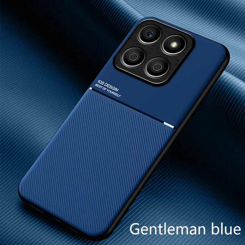 For Redmi K70 Ultra Classic Tilt Strip Grain Magnetic Shockproof PC + TPU Phone Case(Red)