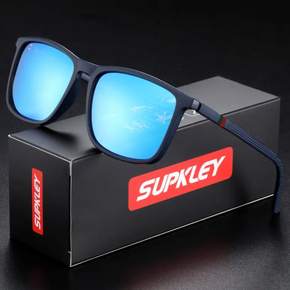 Men’s Polarized Sports Sunglasses, Lightweight Square UV400