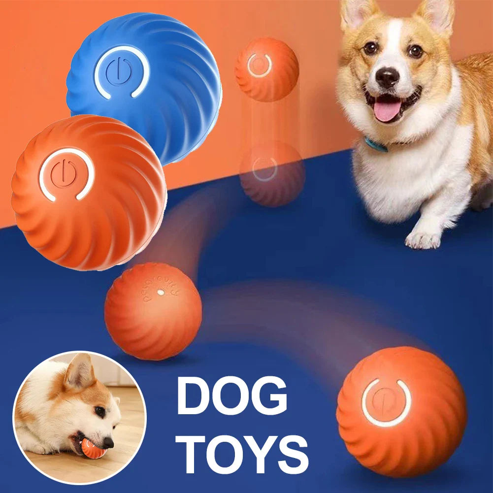 Smart Dog Toy Ball Electronic Interactive Pet Toy Moving Ball USB