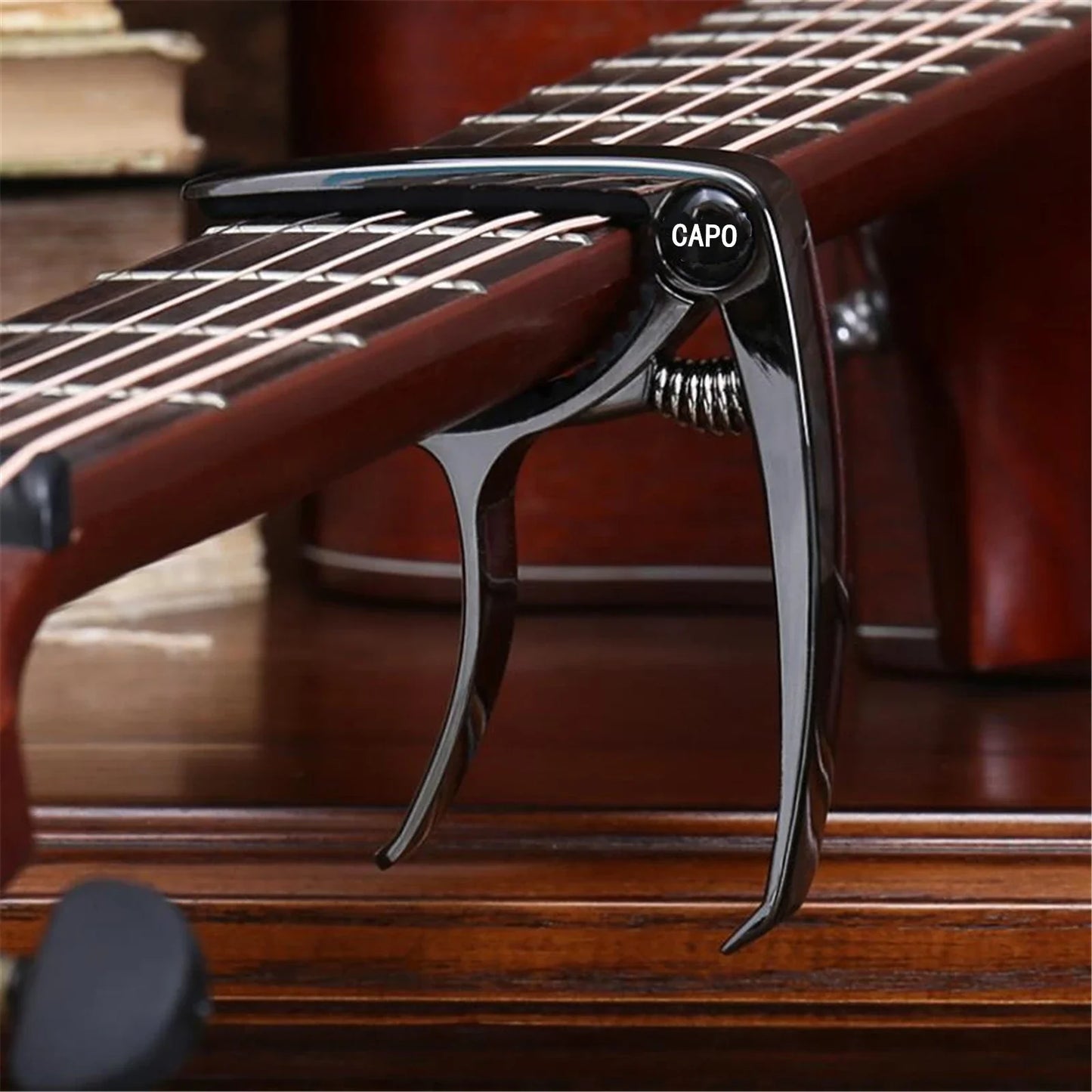 Guitar Capo Metal 1PCS Aluminum Alloy Guitar Tuner Clamp Professional Key Trigger Capo for Acoustic Electric Musical Instruments