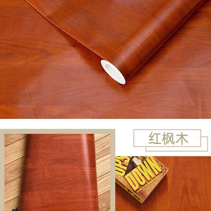 Modern Wood Stripe Home Wallpapers for Furnitures Wall Restore DIY Decorable Films PVC Self-adhesive Vinyl Wall Sticker in Rolls