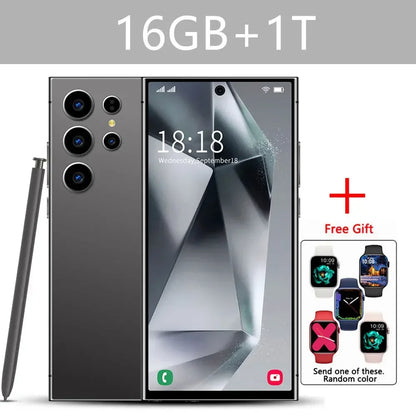 S24 Ultra Smart Mobile Phones Smartphone 5G Dual SIM Snapdragon 8 gen 3 Cell Phone 16G 1TB Android Global Version Cellphones