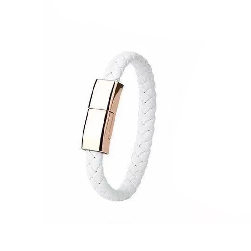 Bracelet USB charging Cable Data Charging Cord For iPhone Android and Type-C