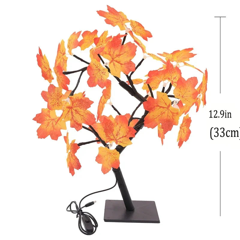 CelestialGlow Maple Leaf Lamp