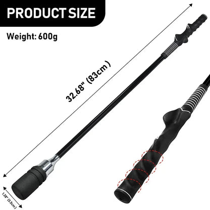 PGM Golf Swing Trainer Black Indoor and Outdoor Practice Stick Hand Grip TA031