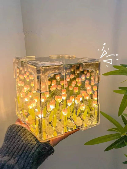 Tulip Flower Cube