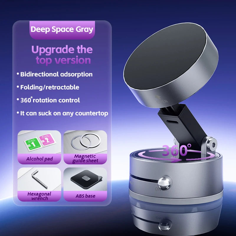 🔔Foldable Portable Vacuum Magnetic Cell Phone Holder