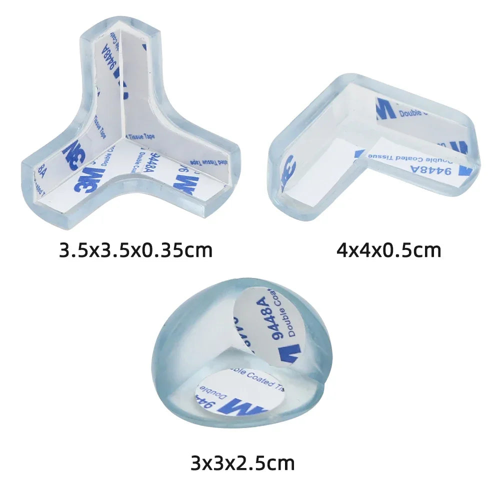 Baby Safety Silicone Table Corner Protector Transparent Edge Guards