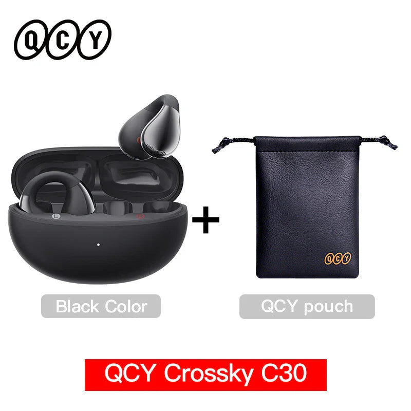 QCY C30 Open-Ear Bluetooth Sports Ear Clip Earbuds