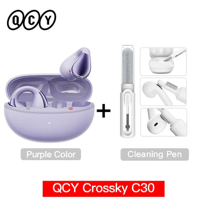 QCY C30 Open-Ear Bluetooth Sports Ear Clip Earbuds