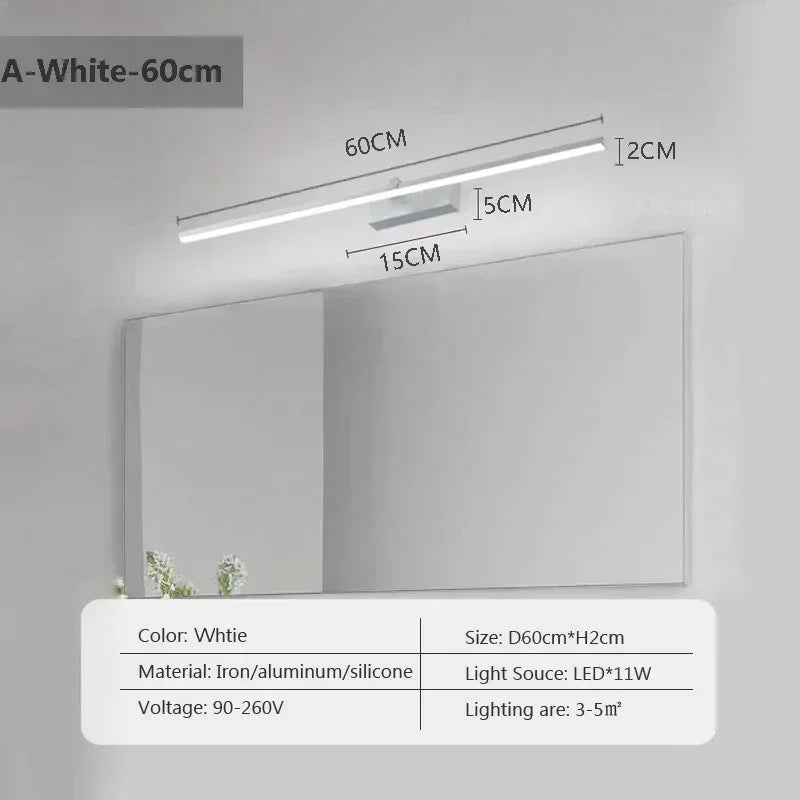 Modern LED Wall Lamp, Sleek Strip Light for Indoor Spaces