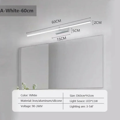 Modern LED Wall Lamp, Sleek Strip Light for Indoor Spaces