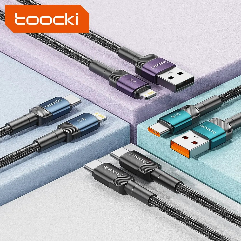 USB Type A to USB C Cable 100W/6A PD Fast Charging Charging Wire for Laptop Macbook Xiaomi Samsung USBC Type C Cable 2 Meters