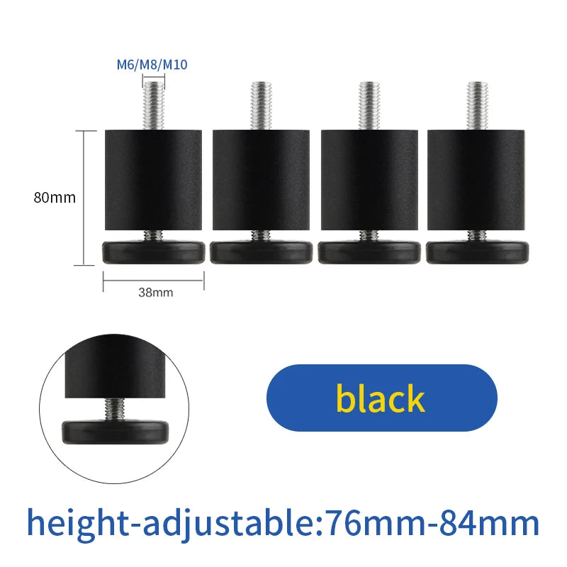 furniture height adjustment foot cabinet support feet  M8 M6 M10 leveling sofa feet  table feet fridge legs for washing machine
