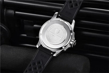 New Arrival 40mm Japan TMI VH88 Movt Sapphire Crystal Calendar 24 Hours 100M Waterproof Quartz Wristwatches for Men