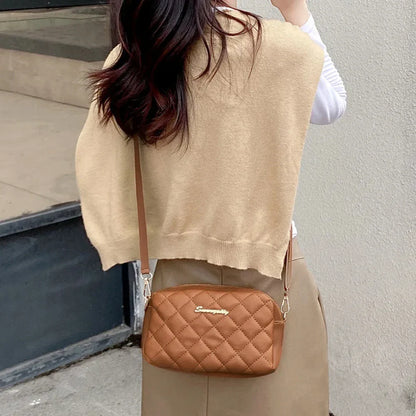 Tassel Small Messenger Bag for Women – Trendy Lingge Embroidery Camera Shoulder Bag