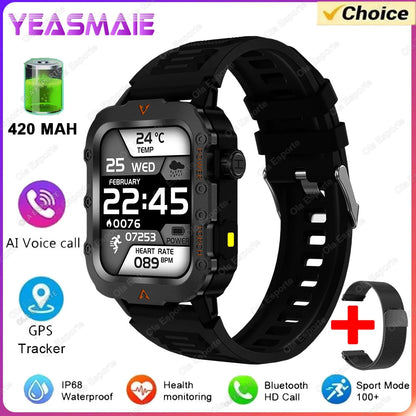 Military GPS Smartwatch – Rugged & Adventure-Ready