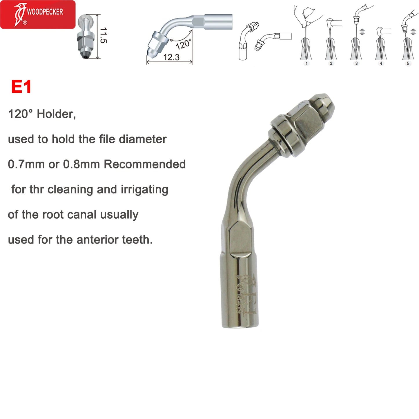 Woodpecker DTE Dental Ultrasonic Scaler Tips Scaling Endo Tip Dentistry Instruments Medical Accessories Fit EMS Satelec  NSK