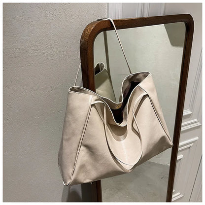 Cherie Large Capacity vegan Leather Bag