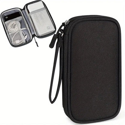 New Flat Digital Multifunctional Portable Travel Data Cable Storage Bag