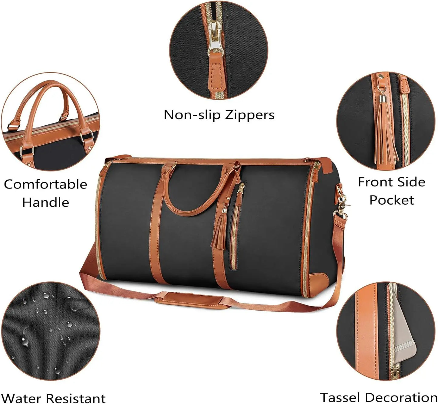 Polarshe Foldable Travel Bag: Stylish, Spacious, and Waterproof Companion for Every Journey