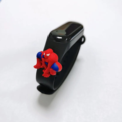 Marvel Spider-Man Children's Cartoon Fashion Watches Stitch Iron Man Electronic Digital LED Display Waterproof Holiday Gift Kids