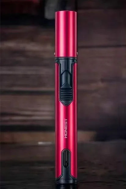 Honest Airbrush Jet Butane Candle Lighter Metal Gas Kitchen Flashlight Turbo Windproof Cigar Pipe Lighter Outdoor BBQ Gadgets