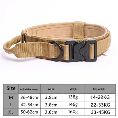 Tactical Dog Collar Leash with Bungee Design