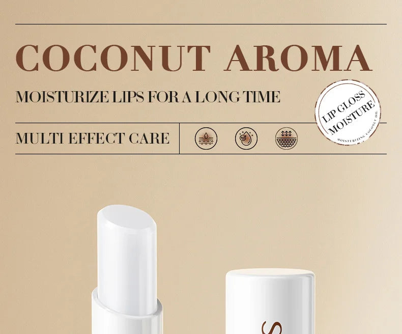 Vitamin C Aloe Coconut Lip Balm Moisturizing Anti Cracking Hydrating