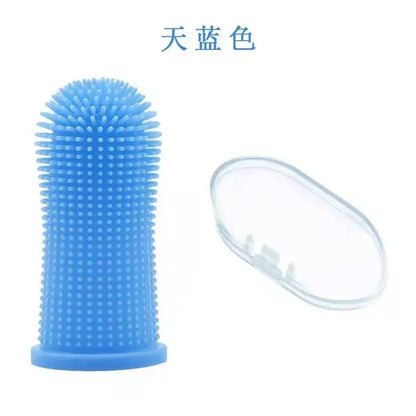 Dog Super Soft Pet Finger Toothbrush Teeth Cleaning