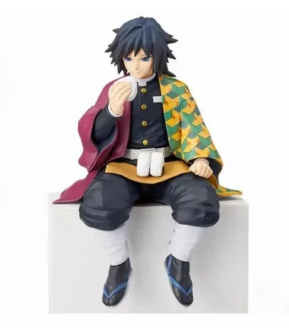 10-15cm Anime Demon Slayer Figure Kamado Tanjirou Nezuko Sitting Posture Action Figure PVC Model Doll Collection Toy Gift Kids