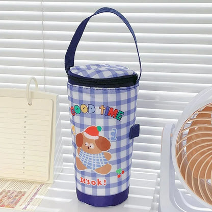 Water Bottle Tote Bag Universal Pouch Heat Preservation Insulated Cooler Bag Outdoor Traveling Camping Hiking Water Bottle Cove