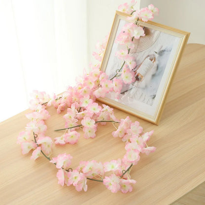 180cm Artificial Sakura Flower Vine - Wedding & Garden Arch Decor