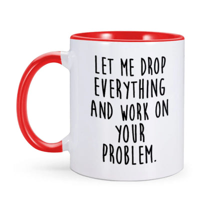 My First Mother's Day Accent Coffee Mug - Boy Mom Mother's Day Mug