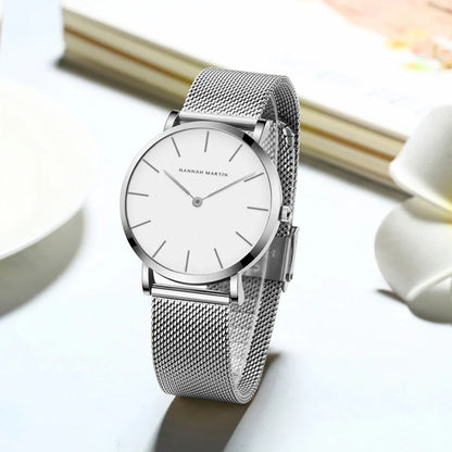 Women Watch Quartz Movement 36mm Waterproof Minimalist Style