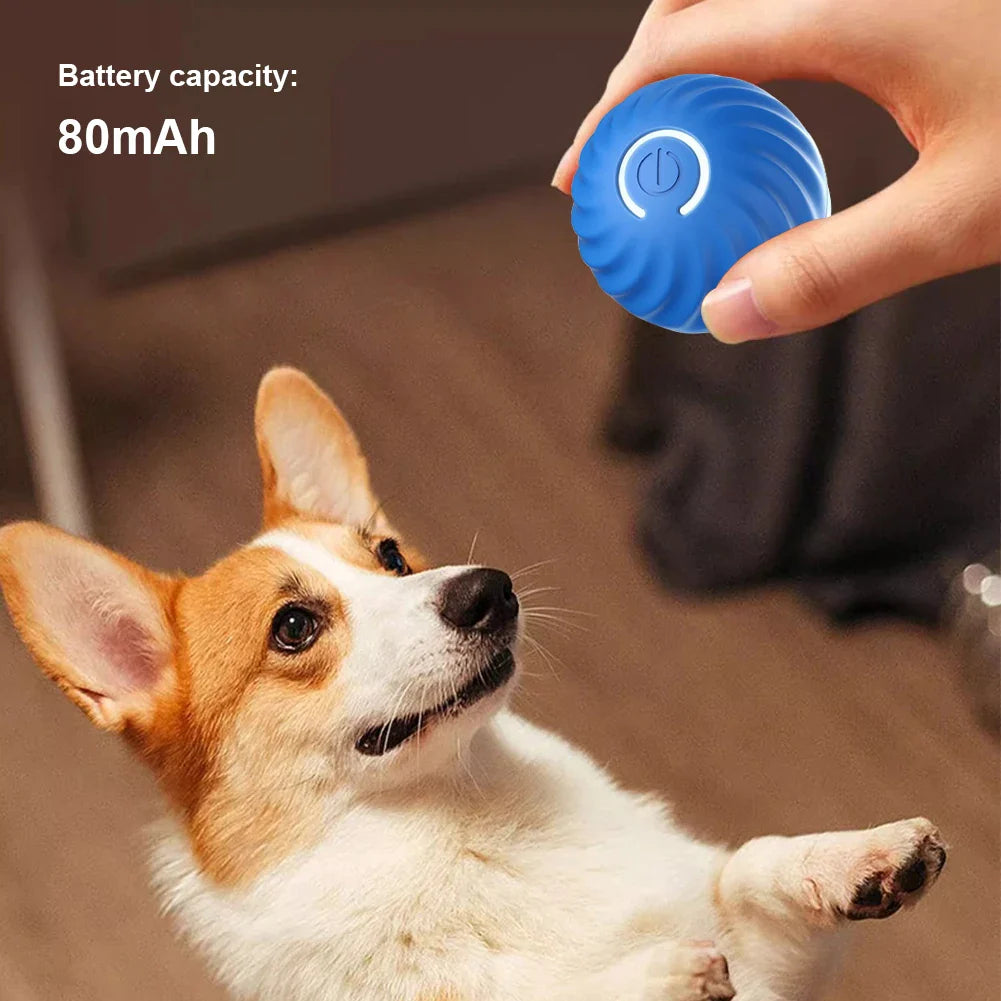 Smart Dog Toy Ball Electronic Interactive Pet Toy Moving Ball USB