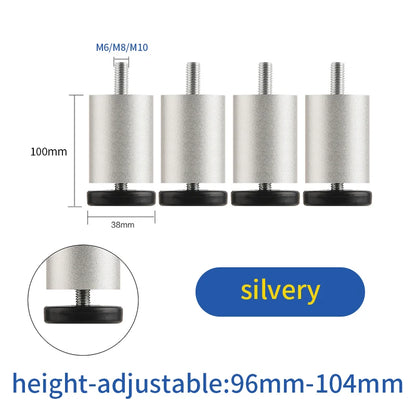 furniture height adjustment foot cabinet support feet  M8 M6 M10 leveling sofa feet  table feet fridge legs for washing machine