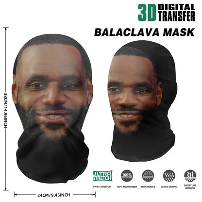 3D Printed Mask Elastic Mesh Full Face Mask for Men Women Cosplay Headwear Novelty Supplies Tricky Hood Party Cosplay Props