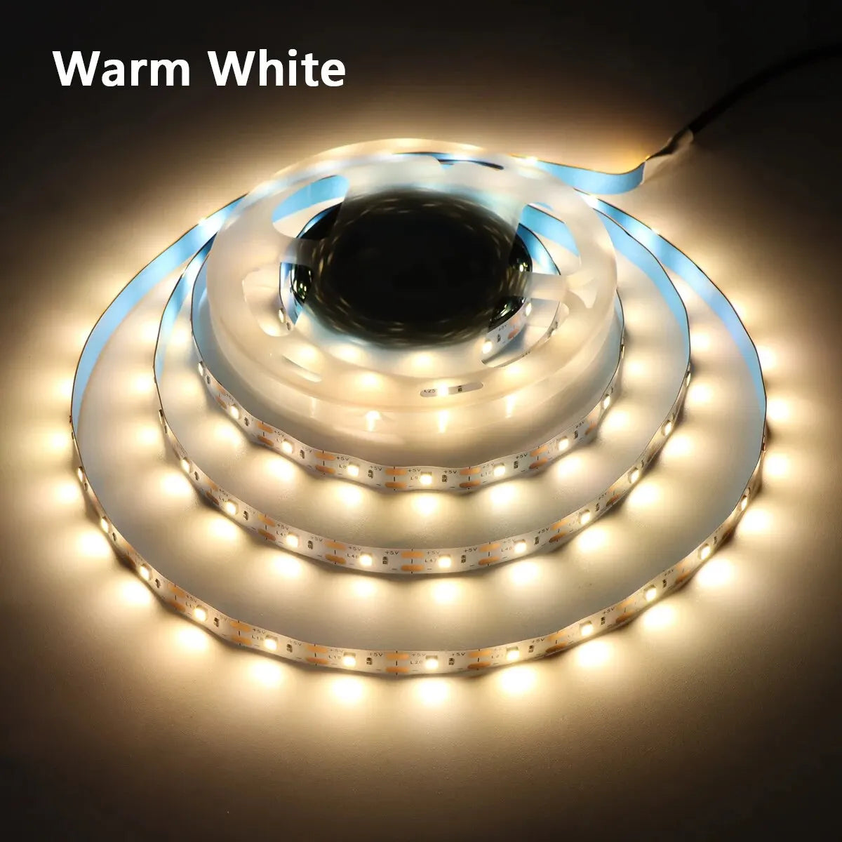 5V USB LED Strip Light - Warm White 2835