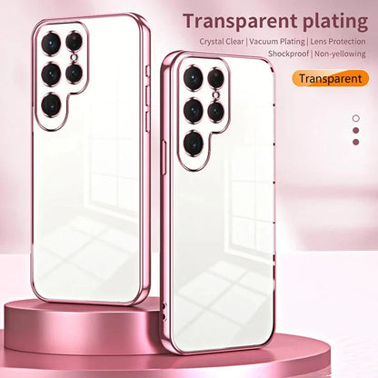 Soft Silicone Shockproof Glitter Electroplated Phone Case For Samsung Galaxy