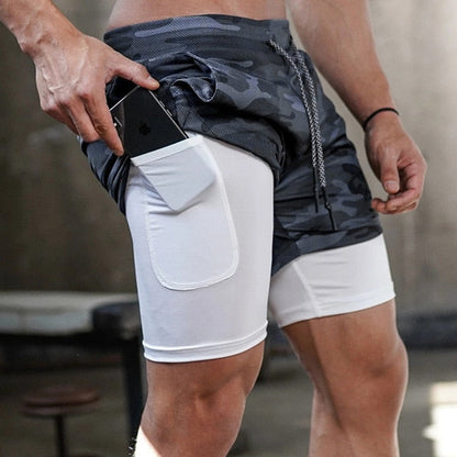 Men’s 2-in-1 Gym Shorts