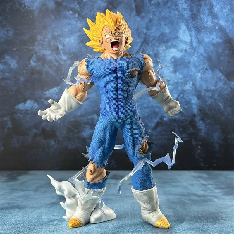 27cm Dragon Ball Z Majin Vegeta Super Saiyan PVC Action Figure
